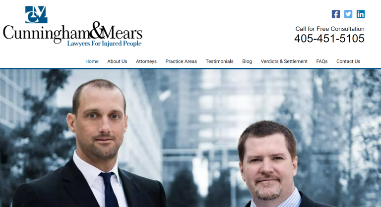 Cunnigham & Mears Lawyers for Injured People Oklahoma Image