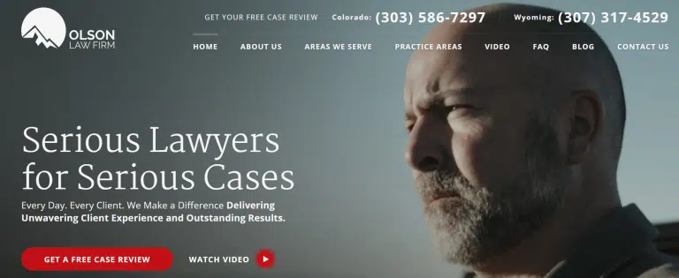 Olson Law Firm Accident Attorneys in Denver Colorado Image