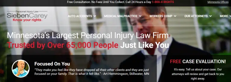 Personal Injury Law Sieben Carey Minnesota Image