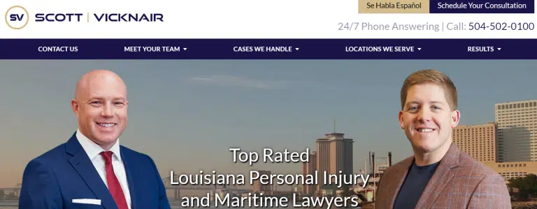 Scott Vicknair Accident Attorneys in Louisiana Image